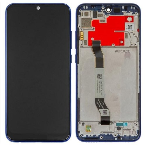 DISPLAY LCD + TOUCHSCREEN DISPLAY COMPLETO + FRAME PER XIAOMI REDMI NOTE 8T (M1908C3XG) BLU ORIGINALE (SERVICE PACK)