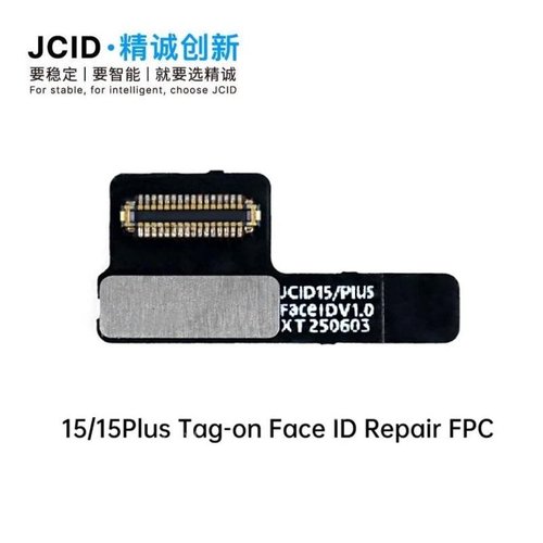 JCID FACE ID RIPARAZIONE FPC SENZA RIMOZIONE (PUò ESSERE COLLEGATO DIRETTAMENTE SENZA SMONTAGGIO) PER APPLE IPHONE 15 6.1 / IPHONE 15 PLUS 6.7