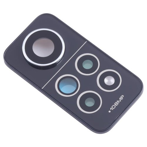 SUPPORTO CAMERA (108MP CAMERA) PER XIAOMI REDMI NOTE 12 PRO 4G (2209116AG 2209116AG) GRIGIO / NERO