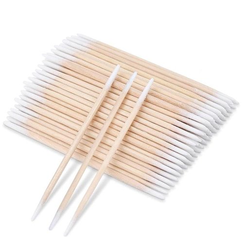 TAMPONE DI COTONE A DOPPIA ESTREMITA APPUNTITA PER RIPARAZIONE CELLULARE (100 PZ)