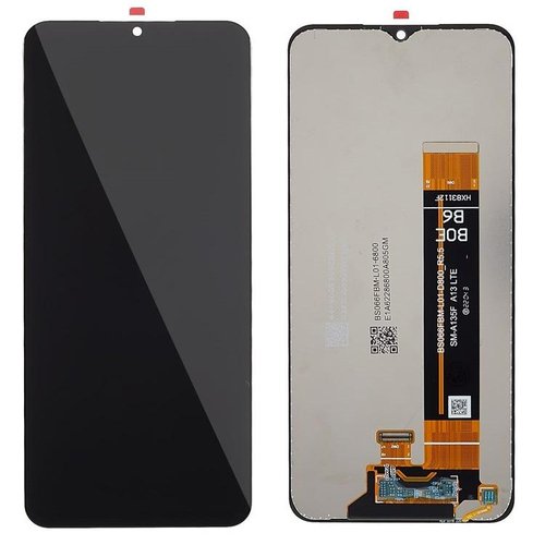 DISPLAY LCD + TOUCHSCREEN DISPLAY COMPLETO SENZA FRAME PER SAMSUNG GALAXY A13 A135F / A137F NERO ORIGINALE
