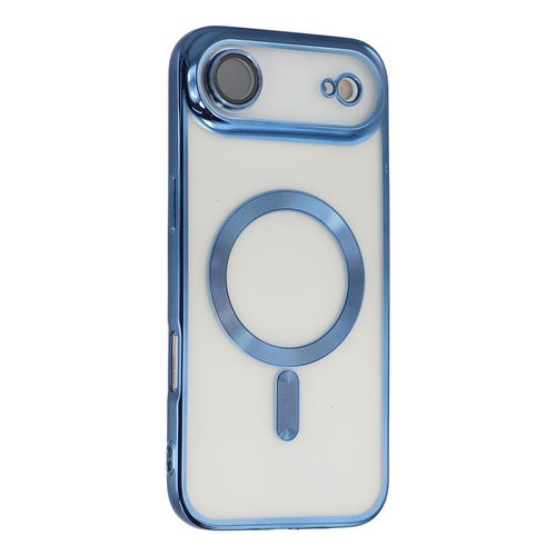 CUSTODIA CELLULARE DI ELETTROPLASTICA + PROTEZIONE LENTI + MAGNETICA PER APPLE IPHONE 17 AIR BLU