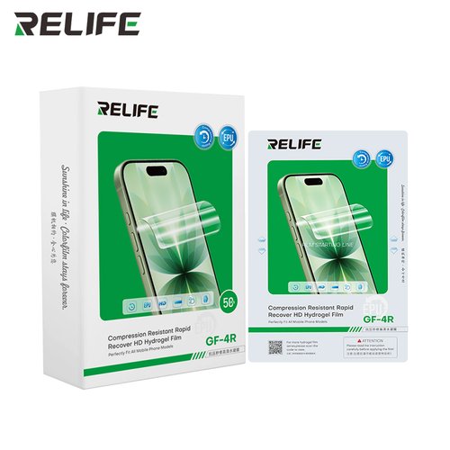 RELIFE GF-4R RIPARAZIONE COMPRESSIONE RESISTENTE RECUPERO RAPIDO HD FILM FLESSIBILE DI IDROGEL 50PCS 7.0 inch UNIVERSALE PER SUNSHINE SS-890C / Y22 ULTRA INTELLIGENT CUTTING MACCHINA