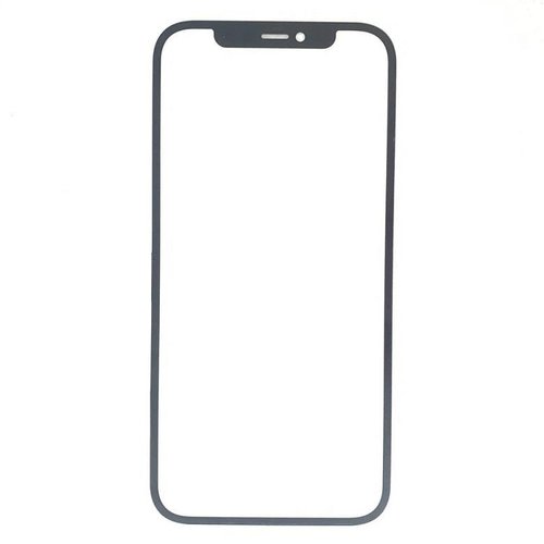 VETRO PER APPLE IPHONE 12 6.1 / IPHONE 12 PRO 6.1 NERO