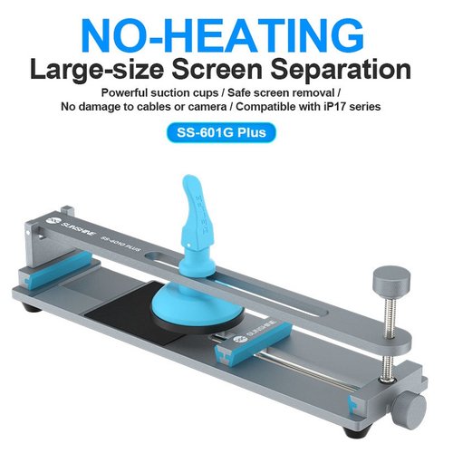 SUNSHINE SS-601G PLUS RIMUOVI-SCHERMO MULTIFUNZIONALE SENZA CALORE PER TELEFONO / TABLET / BACK COVER / COVER POSTERIORE IN VETRO