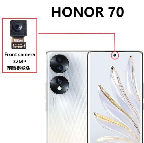CAMERA ANTERIORE 32MP PER HUAWEI HONOR 70 (FNE-AN00 FNE-NX9) ORIGINALE