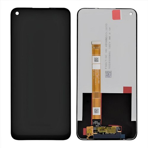 DISPLAY LCD + TOUCHSCREEN DISPLAY COMPLETO SENZA FRAME PER OPPO A53 (CPH2127 CPH2131) / OPPO A53s (CPH2139 CPH2135) NERO ORIGINALE