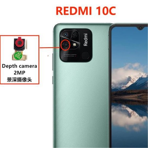 CAMERA PROFONDITA 2MP PER XIAOMI REDMI 10C (220333QAG 220333QBI 220333QNY) / POCO C40 (220333QPG) ORIGINALE