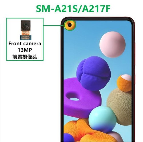 CAMERA ANTERIORE 13MP PER SAMSUNG GALAXY A21s A217F