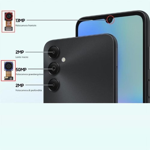 CAMERA POSTERIORE 50MP PER SAMSUNG GALAXY A05s A057F ORIGINALE