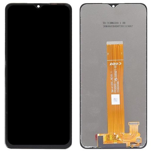 DISPLAY LCD + TOUCHSCREEN DISPLAY COMPLETO SENZA FRAME PER SAMSUNG GALAXY A12 A125F / A12 NACHO A127F NERO