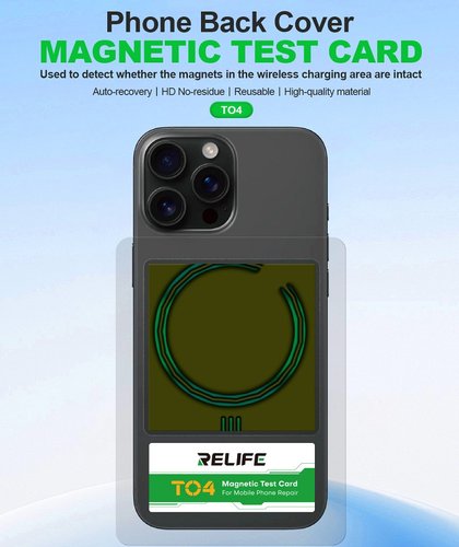 RELIFE TO4 COVER POSTERIORE DEL CELLULARE SCHEDA GRAFICA MAGNETICA PER LA RIPARAZIONE DEL TELEFONO