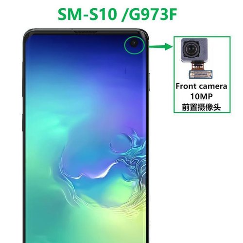 CAMERA ANTERIORE 10MP PER SAMSUNG GALAXY S10E G970F / S10 G973F ORIGINALE