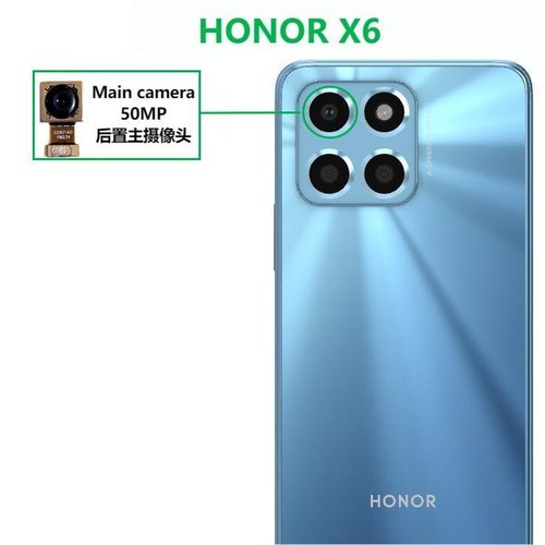 CAMERA POSTERIORE 50MP PER HONOR X6 (VNE-LX1 VNE-LX2 VNE-LX3) ORIGINALE