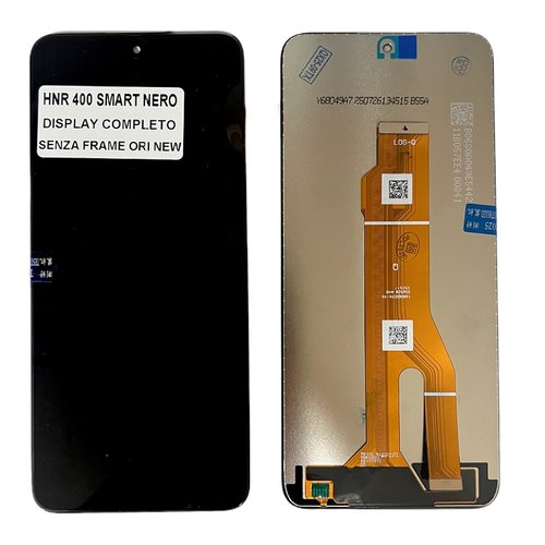 DISPLAY LCD + TOUCHSCREEN DISPLAY COMPLETO SENZA FRAME PER HONOR 400 SMART (LGN-NX1) NERO ORIGINALE