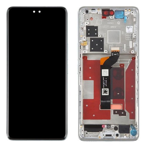 TOUCHSCREEN + DISPLAY OLED DISPLAY COMPLETO + FRAME PER HONOR 200 PRO 5G (ELP-AN00 ELP-NX9) VERDE ORIGINALE