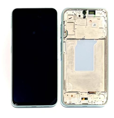 TOUCHSCREEN + DISPLAY AMOLED DISPLAY COMPLETO + FRAME PER SAMSUNG GALAXY A26 5G A266B MENTA VERDE ORIGINALE (SERVICE PACK) 
