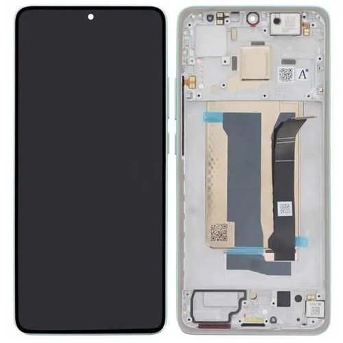 TOUCHSCREEN + DISPLAY AMOLED DISPLAY COMPLETO + FRAME PER XIAOMI POCO X7 PRO 5G (2412DPC0AG) VERDE ORIGINALE (SERVICE PACK)