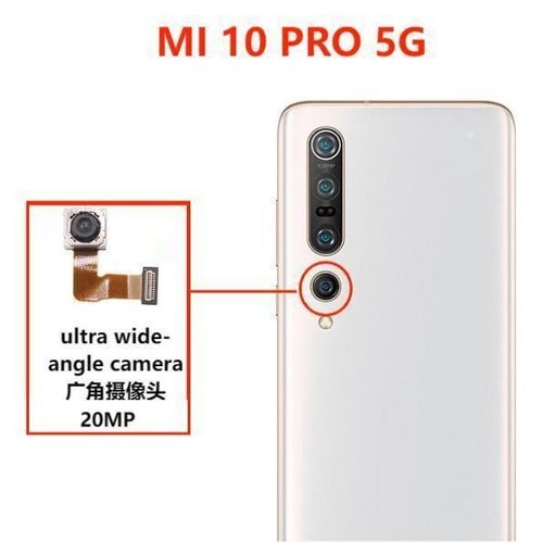ANGOLO AMPIO CAMERA POSTERIORE PICCOLO 20MP PER XIAOMI MI 10 PRO 5G