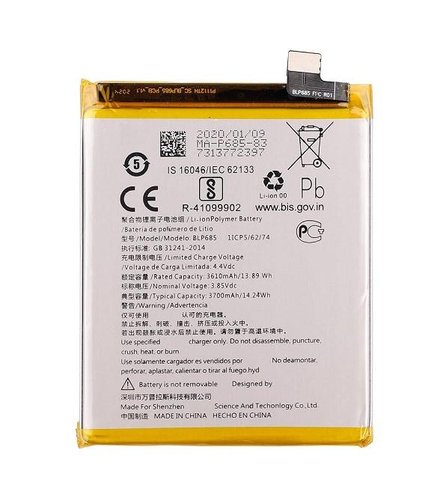 BATTERIA ORIGINALE BLP685 PER ONEPLUS 6T 1+6T / ONEPLUS 7 1+7 GM1900 GM1901