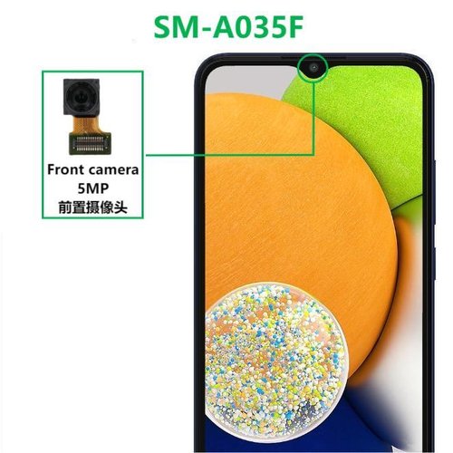 CAMERA ANTERIORE 5MP PER SAMSUNG GALAXY A03 A035F ORIGINALE