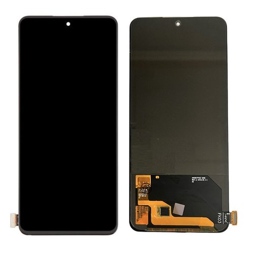 TOUCHSCREEN + DISPLAY OLED DISPLAY COMPLETO SENZA FRAME (FK03 VERSION) PER ONEPLUS NORD CE4 LITE 5G (CPH2619 CPH2621) / REALME 12 4G (RMX3871) / REALME 13 4G (RMX3871) / REALME 13+ 5G (RMX5000) / REALME 13 PRO (RMX5002) / RENO12 F 4G (CPH2687) / RENO12 F 5G (CPH2637) / RENO12 FS 4G (CPH2687) / RENO12 FS 5G (CPH2637) / RENO13 F 4G (CPH2701) / RENO13 F 5G (CPH2699) / OPPO K12X (CHINA) (PJT110) / OPPO K13 (CPH2729 PLD110) / OPPO F27 5G (CPH2637) / RENO13 FS 5G (CPH2699) / REALME P3 (RMX5079) NERO (PICCOLA DIMENSIONE)