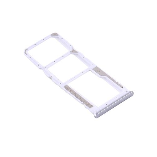 DUAL SIM TRAY PER XIAOMI REDMI NOTE 10S (M2101K7BG M2101K7BI M2101K7BNY) / REDMI NOTE 10 / POCO M5S (2207117BPG) BIANCO