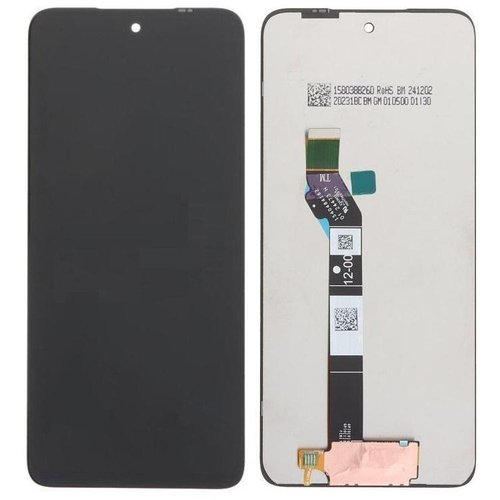 DISPLAY LCD + TOUCHSCREEN DISPLAY COMPLETO SENZA FRAME PER MOTOROLA MOTO G05 (XT2523-2) NERO ORIGINALE