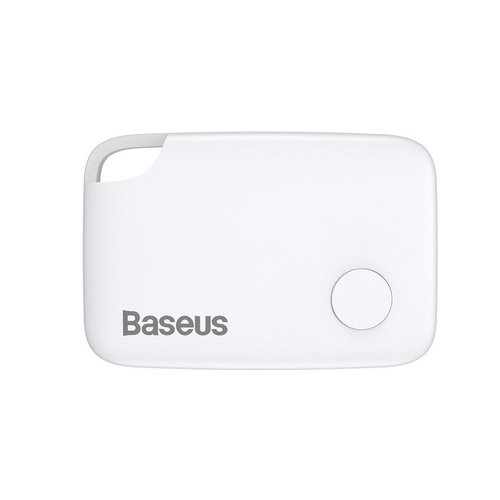 BASEUS T2 DISPOSITIVO ANTI-SMARRIMENTO INTELLIGENTE STILE CORDINO RICERCA CON UN CLIC PER UN POSIZIONAMENTO ACCURATO PER APPLE / ANDROIDE BIANCO