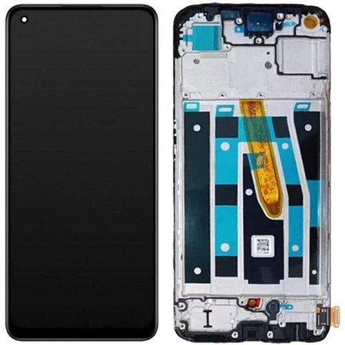 TOUCHSCREEN + DISPLAY OLED DISPLAY COMPLETO + FRAME PER OPPO RENO8 T 4G (CPH2481) NERO