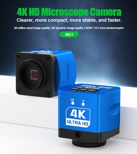 RELIFE MC1 4K FOTOCAMERA PER MICROSCOPIO HD LEGGERO E PORTATILE SUPPORTA UNA VARIETÀ DI MICROSCOPI DI LIVELLO INDUSTRIALE