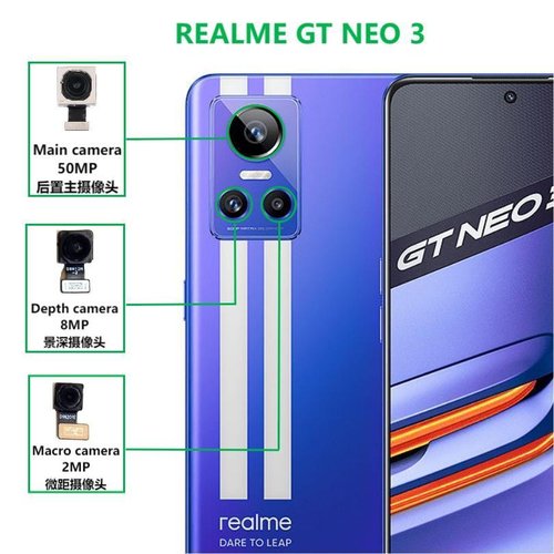 CAMERA MACRO 2MP PER REALME GT NEO 3 (RMX3561 RMX3560) ORIGINALE