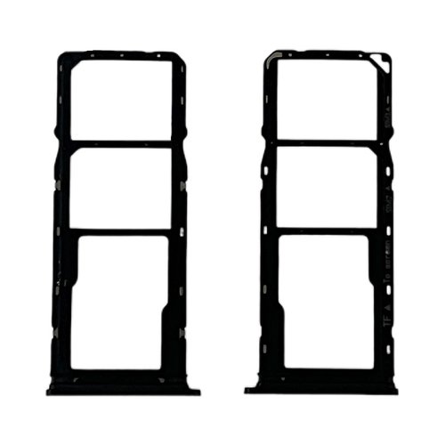 DUAL SIM TRAY PER ZTE BLADE V60 DESIGN (Z2350) BLU / NERO