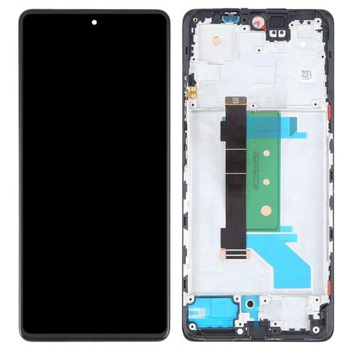 TOUCHSCREEN + DISPLAY OLED DISPLAY COMPLETO + FRAME PER XIAOMI REDMI NOTE 12 PRO+ 5G (22101316UCP 22101316UG) NERO ORIGINALE (SERVICE PACK)