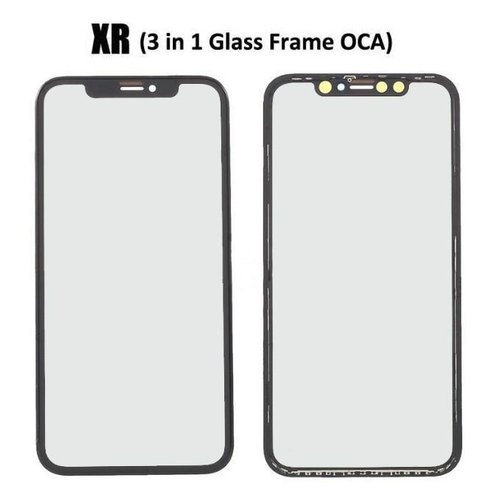 VETRO + SUPPORTO ORIGINALE PER APPLE IPHONE XR 6.1 NERO