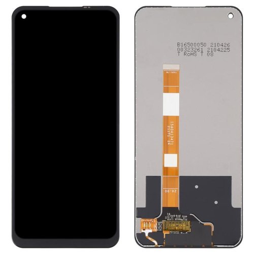 DISPLAY LCD + TOUCHSCREEN DISPLAY COMPLETO SENZA FRAME PER OPPO A74 5G (CPH2197 CPH2263) / A54 5G (CPH2195) NERO ORIGINALE NEW