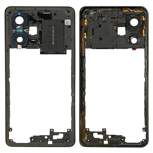 COVER CENTRALE B PER XIAOMI REDMI NOTE 12 PRO 5G (22101316C 22101316I) NERO