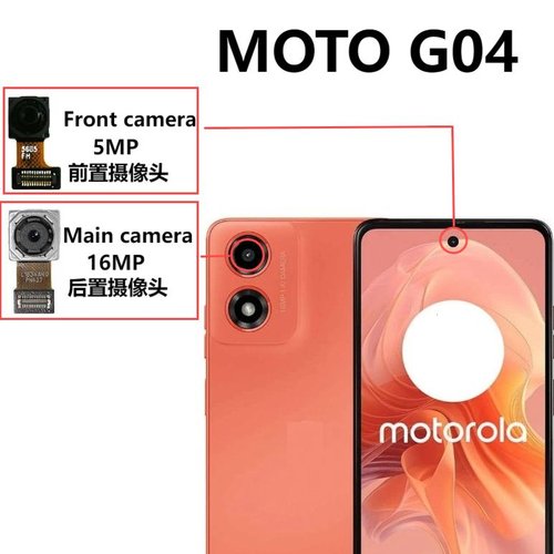CAMERA ANTERIORE 5MP PER MOTOROLA MOTO G04 (XT2421-2) ORIGINALE