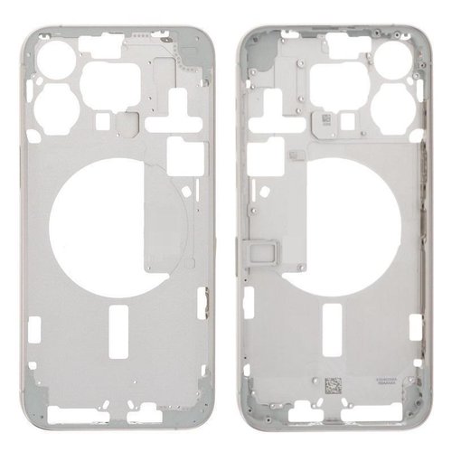 COVER CENTRALE A PER APPLE IPHONE 15 PRO MAX 6.7 BIANCO OEM