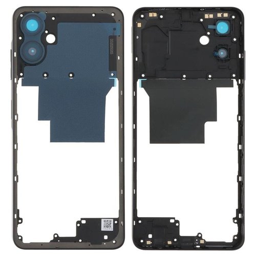 COVER CENTRALE B PER SAMSUNG GALAXY A06 A065F NERO ORIGINALE