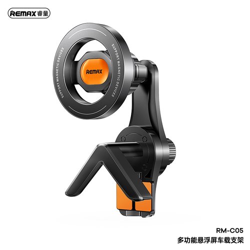 REMAX RM-C05 SUPPORTO PER AUTO MULTIFUNZIONALE CON SCHERMO GALLEGGIANTE NERO