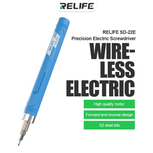 RELIFE SD-22E CACCIAVITE ELETTRICO DI PRECISIONE FORTE ADSORBIMENTO MAGNETICO BLU
