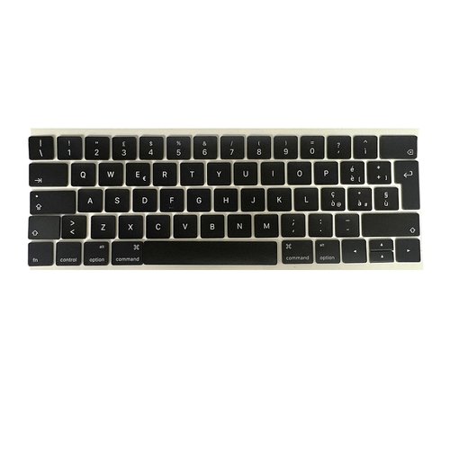 COPRITASTO DEL PULSANTE PER APPLE MACBOOK PRO 13 A2159 / MACBOOK PRO 13 A1989 / MACBOOK PRO 15 A1990 NERO
