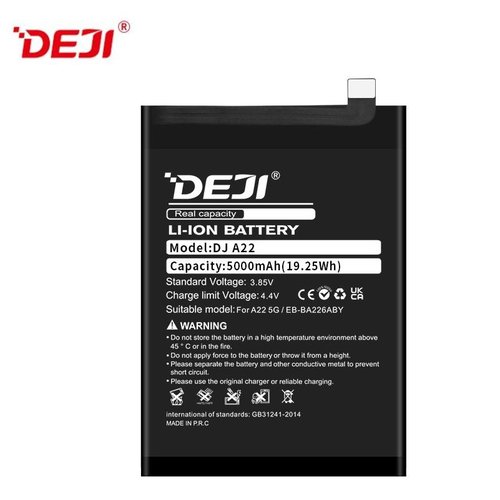 DEJI BATTERIA DJ A22 SCUD-WT-W1 / WT-S-W1 / EB-A226ABY PER SAMSUNG GALAXY A22 5G A226B / A14 5G A146P / A04 A045F