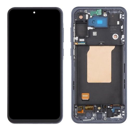 TOUCHSCREEN + DISPLAY AMOLED DISPLAY COMPLETO + FRAME PER SAMSUNG GALAXY A55 5G A556B BLU MARINO / NERO OEM