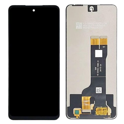 DISPLAY LCD + TOUCHSCREEN DISPLAY COMPLETO SENZA FRAME PER ZTE BLADE A75 5G (Z2357N) NERO ORIGINALE