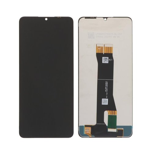 DISPLAY LCD + TOUCHSCREEN DISPLAY COMPLETO SENZA FRAME PER ZTE BLADE A76 5G (Z2469N) NERO ORIGINALE