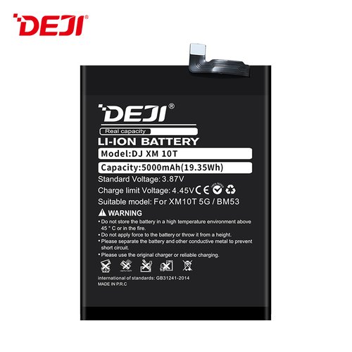 DEJI BATTERIA DJ XM 10T 5G BM53 PER XIAOMI MI 10T 5G (M2007J3SY) / MI 10T PRO 5G (M2007J3SG M2007J3SP M2007J3SI M2007J17C)