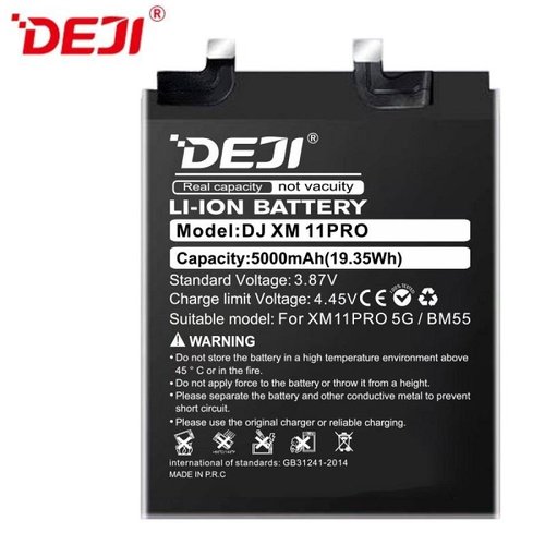 DEJI BATTERIA DJ XM 11 PRO BM55 / BM59 PER XIAOMI 11T 5G (21081111RG) / MI 11 ULTRA (M2102K1G M2102K1C) / MI 11 PRO (M2102K1AC)