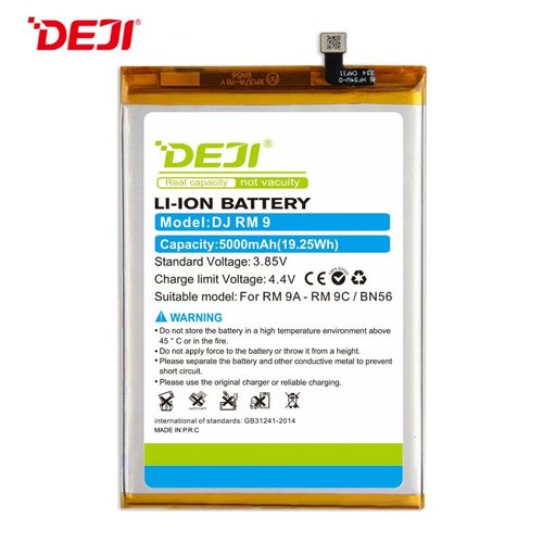 DEJI BATTERIA DJ RM 9A BN56 PER XIAOMI REDMI 9A (M2006C3LG M2006C3LI M2006C3LC M2004C3L) / REDMI 9C (M2006C3MG M2006C3MT) / POCO M2 PRO / REDMI A1 (220733SI) / REDMI A1+ (220733SFG)